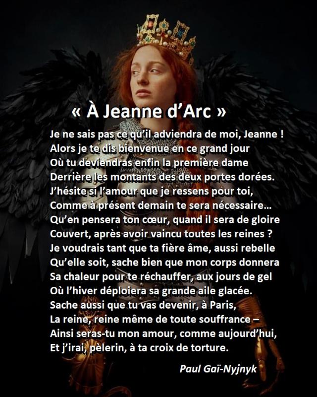  &#192; Jeanne dArc 
